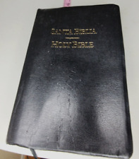 Santa Biblia Holy Bible Black NIV Bilingual Bilingue Bible Spanish English 1993 picture