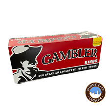 Gambler Red King Cigarette 200ct Tubes - 5 Boxes picture