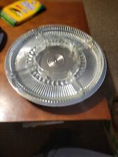Vintage Kromex Lazy Susan Chrome & Glass Revolving Serving Dish Party Tray  picture