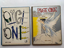 Page One Newspaper Awards Programs 1957 & 1959 Very Rare picture
