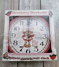NOS Vintage Strawberry Shortcake Clock 8