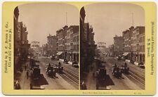 WISCONSIN SV - Milwaukee - East Water Street - HH Bennett 1880s picture