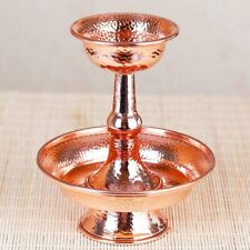 15cm Buddhist Guardian Cup Copper Handicraft Tibetan Buddhism Holy Water Plate picture