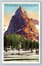 Boulder CO- Colorado, Lindbergh Peak From Crater Lake, Antique, Vintage Postcard picture