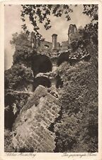 Heidelberg Germany, Smashed Tower of the Castle, Vintage Postcard picture