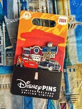 2024 Disney Parks Pixar Cars Lightning McQueen Doc Hudson Teachers Day Pin LR picture