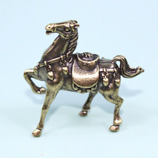 Brass Horse Figurine Statue Animal Figurines Toys House Desktop Decoration picture
