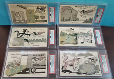 💥 Post Cereal 1957 Complete MIGHTY MOUSE Rc Set PSA Graded ALL 6 Cards RARE 💥 picture