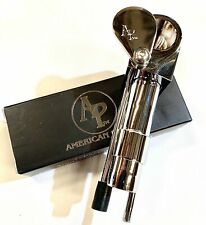 ORIGINAL AMERICANPIPES(tm)TRAVELLER(tm)DELUXE  TYPE CHROME PLATED  SOLID  BRASS picture
