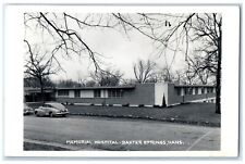 c1940's Memorial Hospital Cars Baxter Springs Kansas KS RPPC Photo Postcard picture