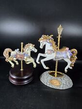 Thomas Kinkade Sweetheart Horse Figurine Statue Sculpture Carousel Pony + 1 picture