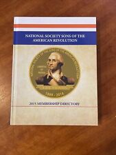 National Society Sons of the American Revolution 2015 Membership Directory MINT picture