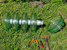 Green INSULATOR PSD 70E Turquoise vintage electrical Glass insulators Ukraine picture
