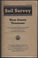 Soil Survey, Rhea County Tennessee March 1948 Maps Department Agriculture picture