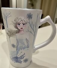 DISNEY Frozen II Tall Pearlescent Coffee Mug Elsa Anna 14 oz picture