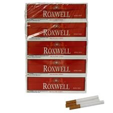 Roxwell Cigarette Tubes King Size Original Red Superior Quality 5 Box of 200 Ct picture