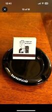 DANGERFIELD’S NYC VINTAGE AMETHYST BLACK GLASS ASHTRAY AND MATCHBOOK CIRCA 1972 picture