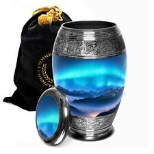 Aurora Borealis Cremation Urn, Cremation Urns Adult, Urns for Human Ashes picture
