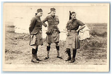 c1940s Officers of the Canadian Highlanders Photogravure Tuck Art Postcard picture