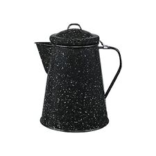 3 Qt Enamelware Coffee Boiler speckled Black 12 Cups Capacity Ideal For Campin picture