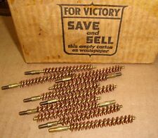5ea .30 Cal Unissued NOS WW2 USGI Brass Bore Cleaning Brushes for M1 Garand 1903 picture
