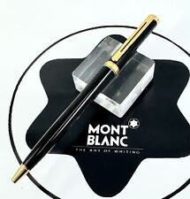 Montblanc Noblesse Oblige Black & Gold-plated Ballpoint Pen. picture