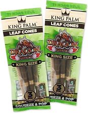 King Palm | King | Dragon Fruit | Palm Leaf Rolls | 2 Packs of 3 Each = 6 Rolls picture