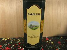 Carolans Finest Irish Cream Liqueur Ireland Collectible Liquor Tin Empty picture