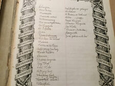 big old book of bound 1800's music -- see table of contents, stain on one page picture