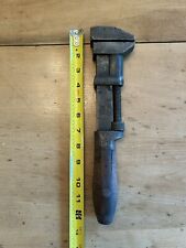 L Coes Wrench Monkey Pipe Adjustable Wood Handle 12-1/4