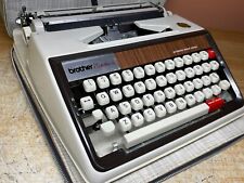 1971 Brother Enchelon 79 Working Vintage Portable Typewriter w New Ink & Zipcase picture