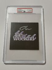 THE WEEKND SIGNED AUTOGRAPHED SLABBED DAWN FM CD COVER PSA DNA ENCAPSULATED picture