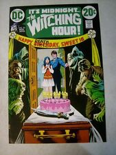 WITCHING HOUR #25 ART original cover proof 1972 cardy DC DEATH DAY HORROR picture