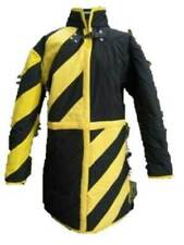 Medieval Thick Padded Black & yellow Gambeson Play Theater Custome Sca picture