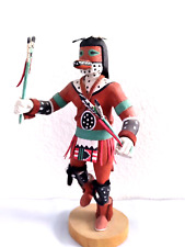 Vintage Native America Hopi All Wood Hand Carved Painted Signed Kachina 10