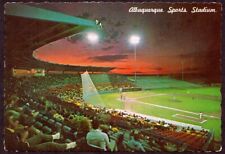 1972 Double-A Texas League Albuquerque Dodgers Baseball Stadium Postcard picture