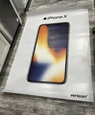 Rare Apple iPhone X Bus Shelter Mylar POSTER 4x6 Ft picture