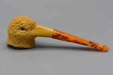 Wild Duck  Figure  pipe Handmade Block Meerschaum-NEW Custom Made CASE#1887 picture