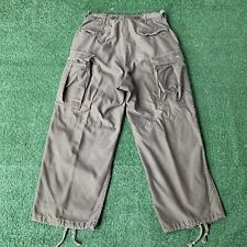 Sz 32x26- Vintage M51 OG shell field trouser pants army green men's M-1951 Talon picture