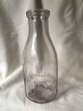 Early Vintage Quart Milk Bottle Peter Ellingen Dairy Chicago Illinois picture