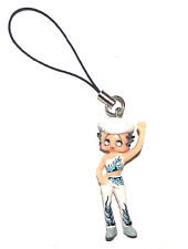 BETTY BOOP Charm For Cell Phone/Purse, Dancing Cowgirl, Line Dancer, Western picture