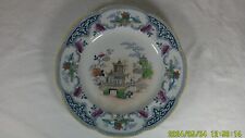 Cauldon Plate, Blue and White English Chinoiserie, Antique c 1902 picture