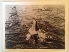 Astronaut Wally Schirra Signed NASA Mercury-Atlas 8 Mission Landing Photograph picture