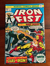 Iron Fist #1 Marvel 1975 Battle Iron Fist vs Iron Man-Key Comic-Fast Shipping picture