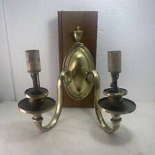 Oval Solid Brass Wall Mount Sconces Set Of 2 Wall Lamp Antique picture