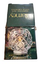 Hurricane Lamp Votive Candle Holder BLARNEY 24% Lead CRYSTAL #5063 in Box picture