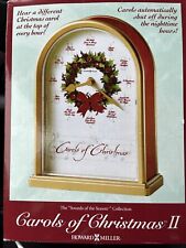 Howard Miller Carols of Christmas 7.5” Mantel Clock, 12 Hourly Songs EUC, In Box picture