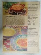 Campbell's Soup Ad: Home Cooks Cheer for Soups so Good  1930's 11 x 15 inches picture
