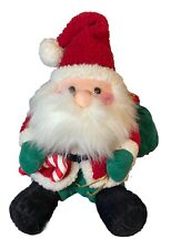 International Silver Company Christmas Santa Claus Stuffed Vintage 1993 Plush picture