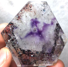 129ct WOW Diamond Grade Super Seven Amethyst Quartz Crystal -NAMIBIA  picture